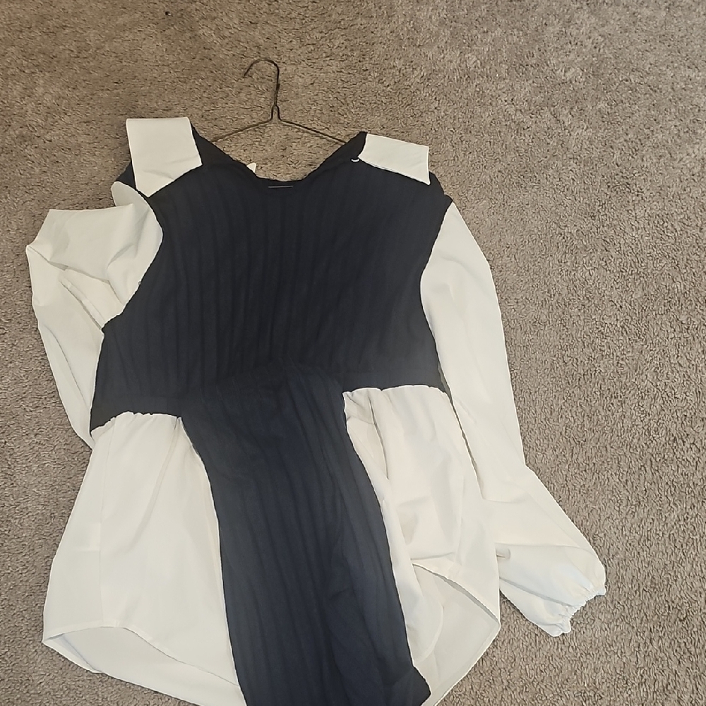 Blue and White